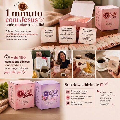 Arquivo Digital Kit café com Jesus