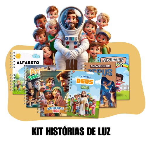 Arquivo Digital kit Histórias de Luz: Histórias Bíblicas Adapt