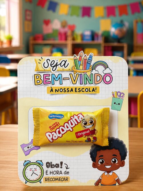 Arquivo Digital Card Paçoquita Volta as Aulas