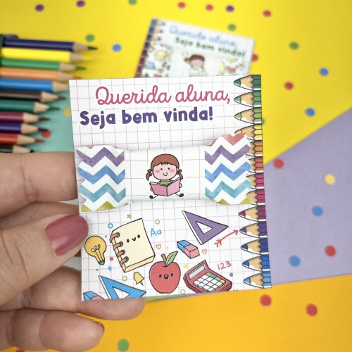 Arquivo Digital Volta as Aulas - Card com Balinhas