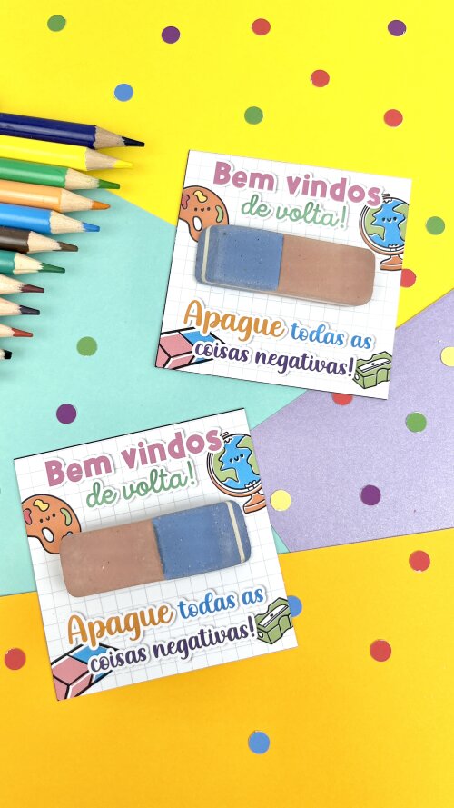 Arquivo Digital Card Borracha -Volta às Aulas