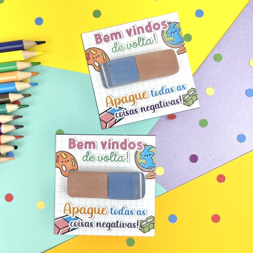 Arquivo Digital Card Borracha -Volta às Aulas