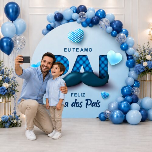 Arquivo Digital Painel fotográfico Dia dos Pais