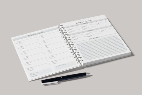 Arquivo Digital Miolo Agenda Plus 2027 | Agenda com Livro Caixa