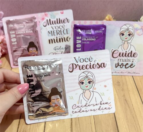 Arquivo Digital Card para máscara facial