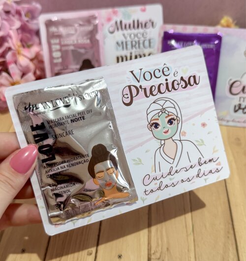 Arquivo Digital Card para máscara facial