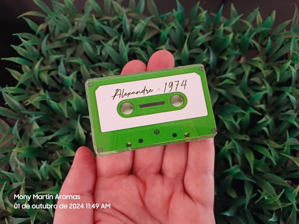 Mini Sabonete Fita k7 Personalizado
