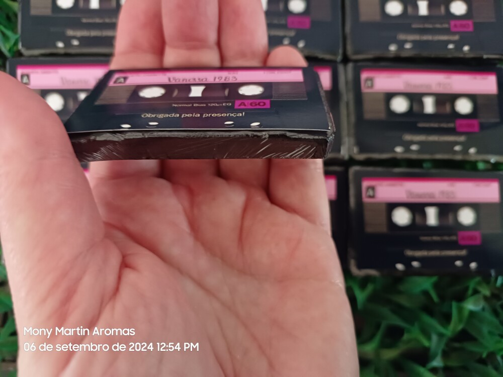 Mini Sabonete Fita k7 Personalizado