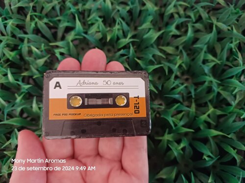 Mini Sabonete Fita k7 Personalizado