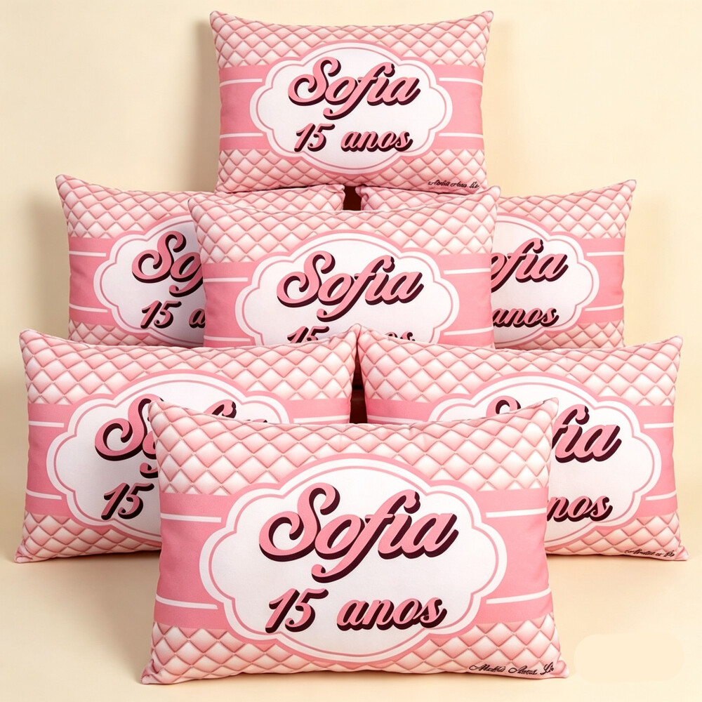 Almofada Retangular Personalizada 20x30 Lembrança Infantil