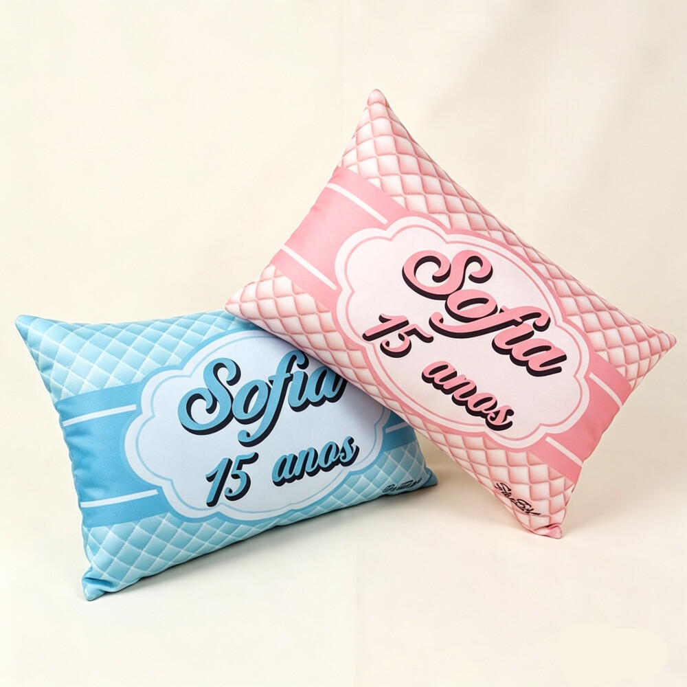 Almofada Retangular Personalizada 20x30 Lembrança Infantil