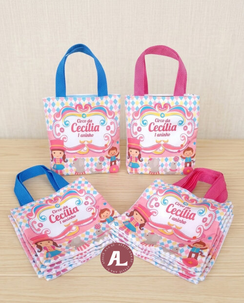 Ecobag Personalizada 20 x 25 para Lembrança de Aniversário