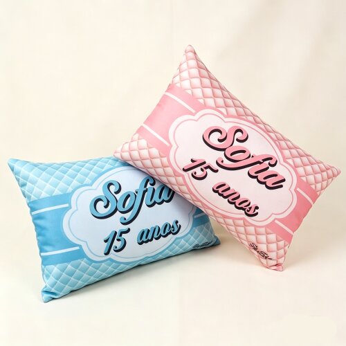 Almofada Retangular Personalizada 20x30 Lembrança Infantil