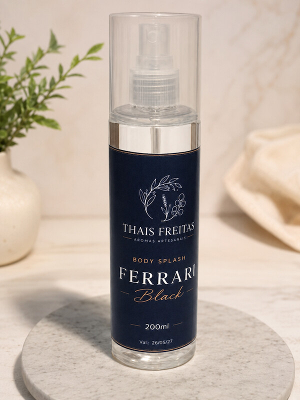 Body Splash Ferrari black 200ml Masculino
