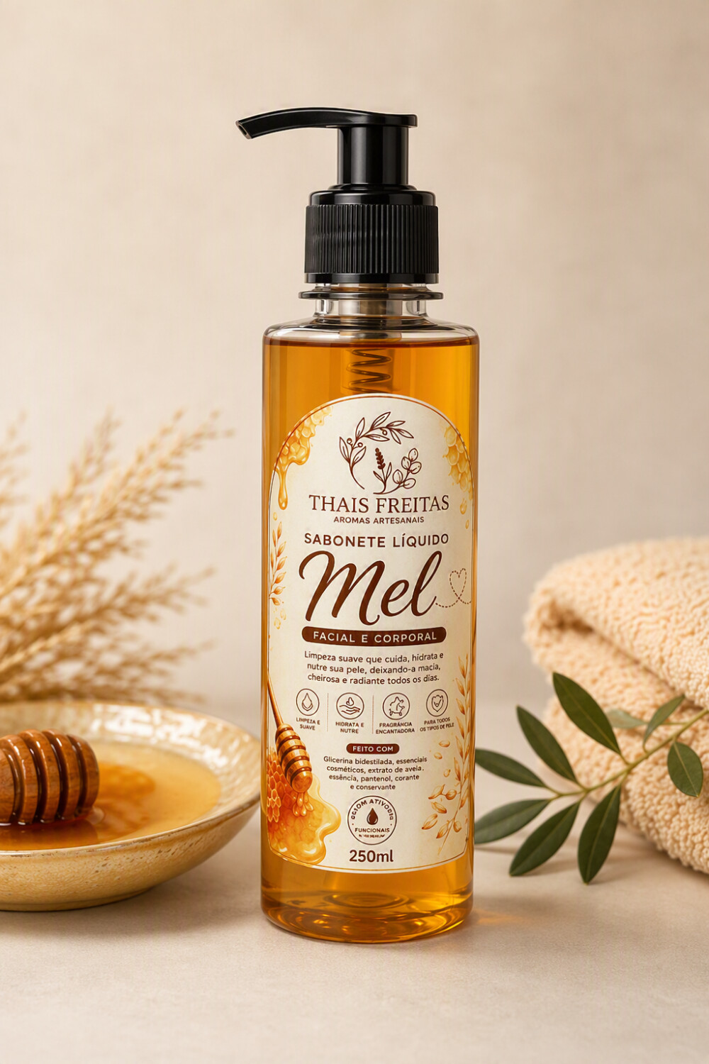 Sabonete Líquido - Mel 250ml