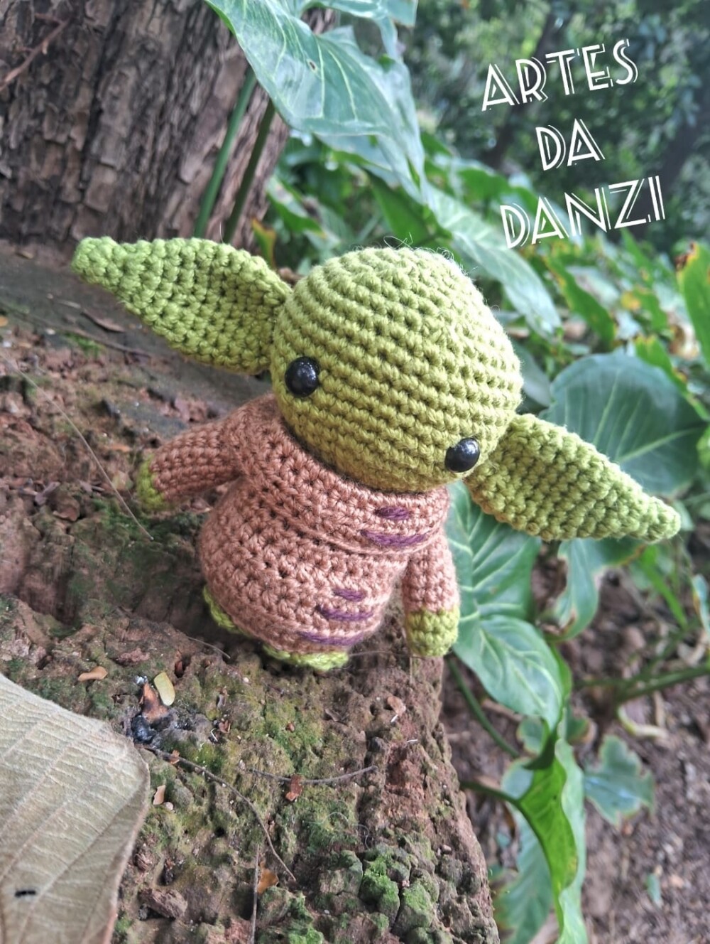 Mestre Yoda Amigurumi