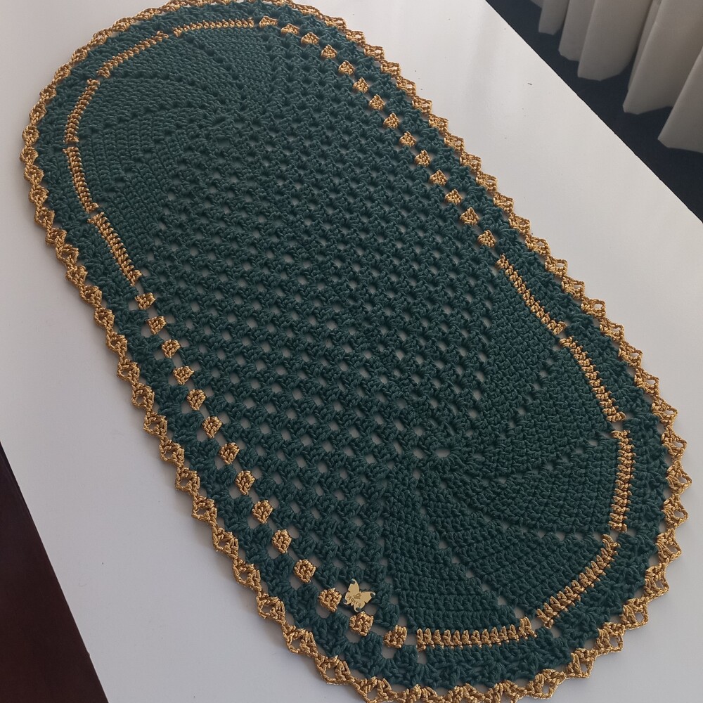 Tapete de Crochê Luxo