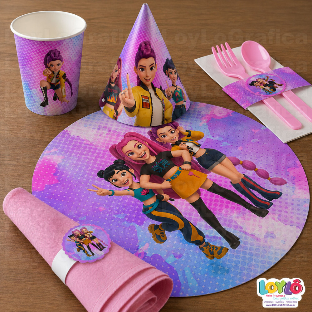 Sousplat personalizado até 32cm Kit  5 produtos mesa posta resis
