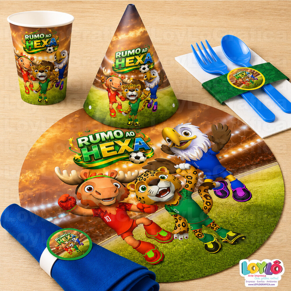 Sousplat personalizado até 32cm Kit  5 produtos mesa posta resis