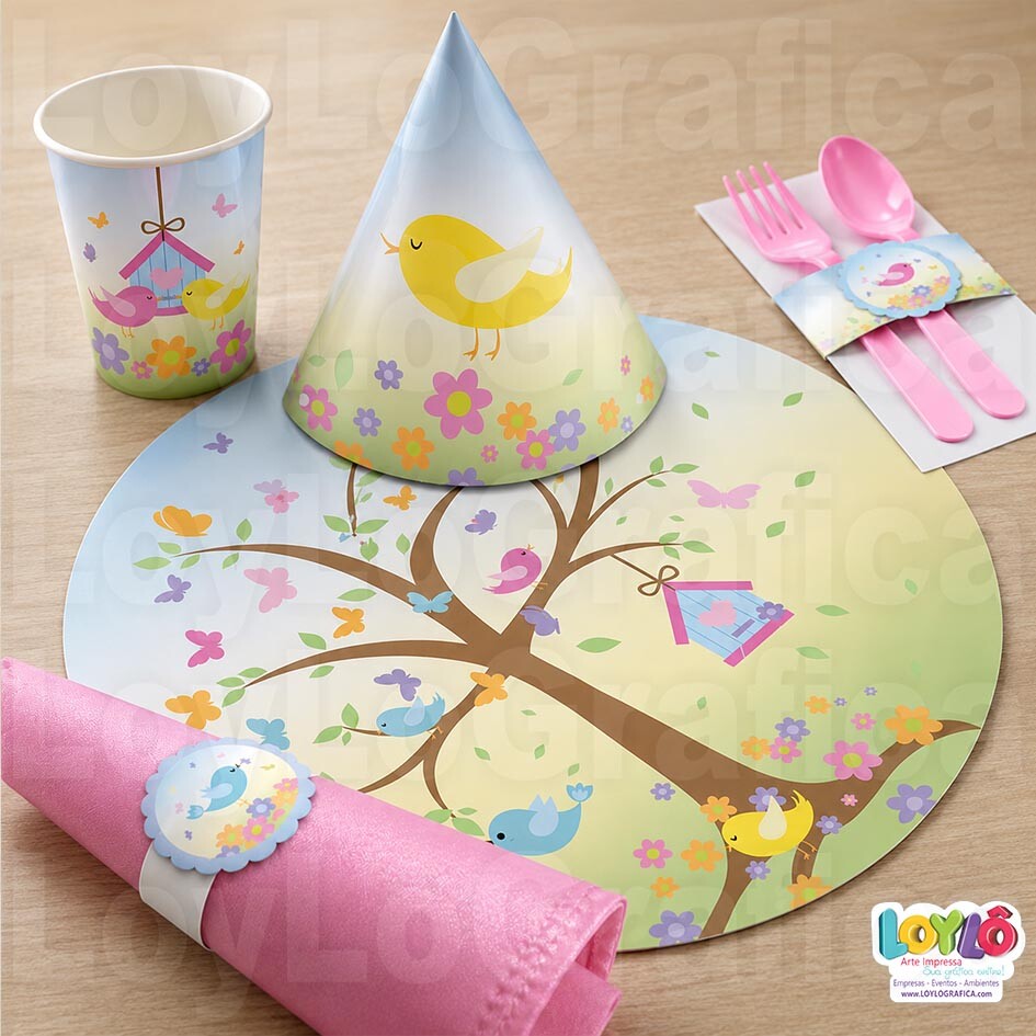 Sousplat personalizado até 32cm Kit  5 produtos mesa posta resis