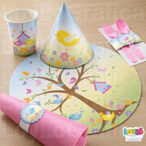 Sousplat personalizado até 32cm Kit  5 produtos mesa posta resis