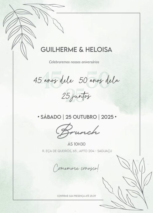 Convite Digital Personalizado