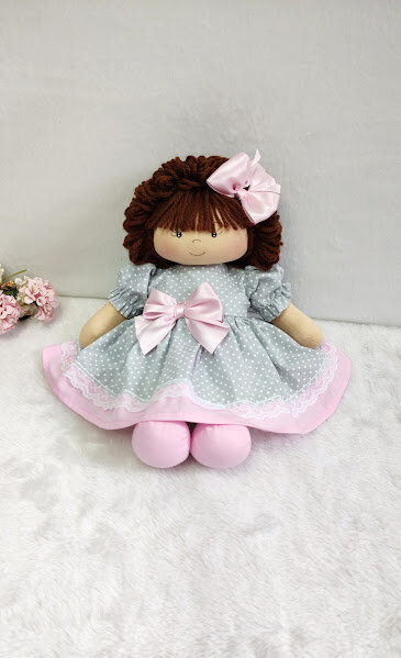 Boneca de pano 30 cm