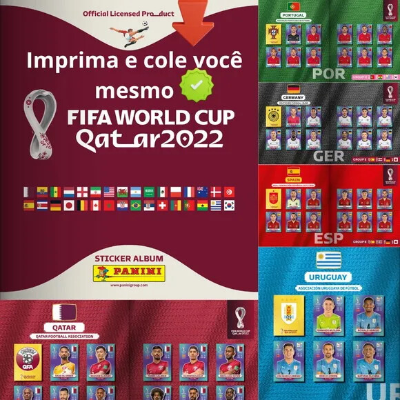 Arquivo Digital Figurinhas Da Copa 2022 + Extras
