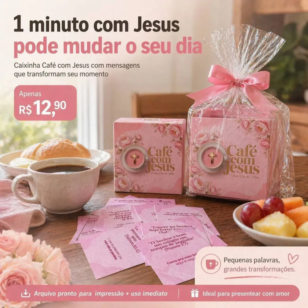 Arquivo Café Com Jesus 150 Cartinhas Versículos (pdf)