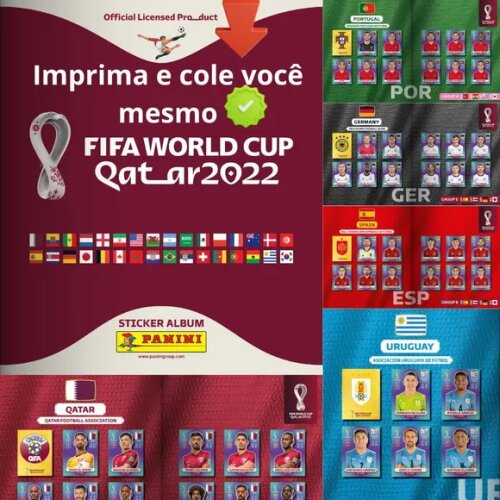 Arquivo Digital Figurinhas Da Copa 2022 + Extras