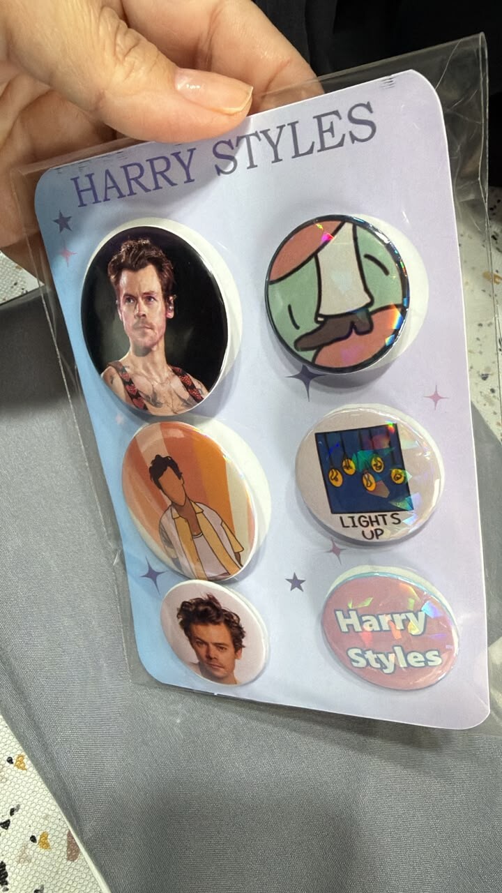 Kit bottons fãs Harry Styles