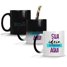 Caneca Mágica Personalizada em Cerâmica para Mulheres e Homens