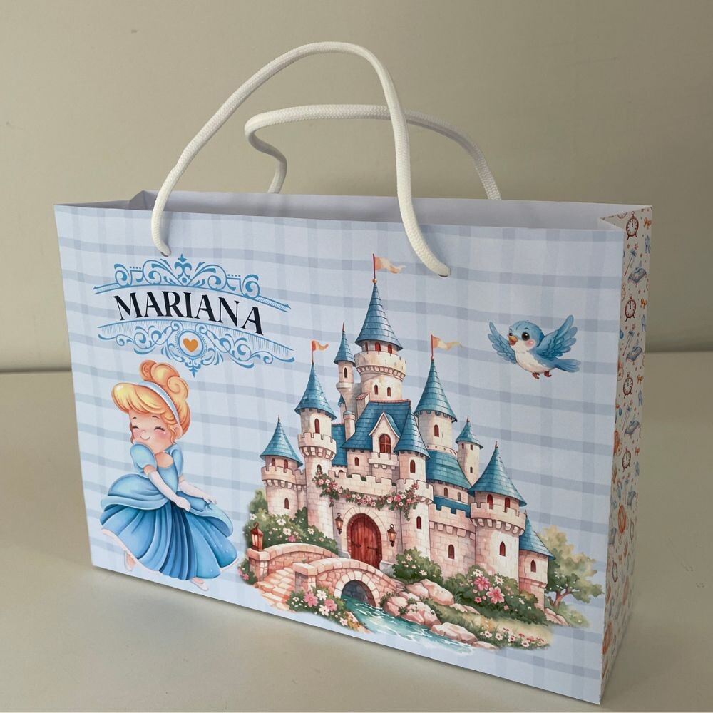 Sacola Personalizada Rapunzel - Pegue e Monte - Cópia