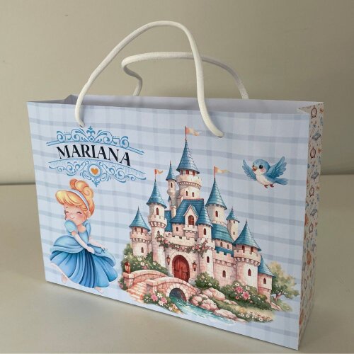 Sacola Personalizada Rapunzel - Pegue e Monte - Cópia