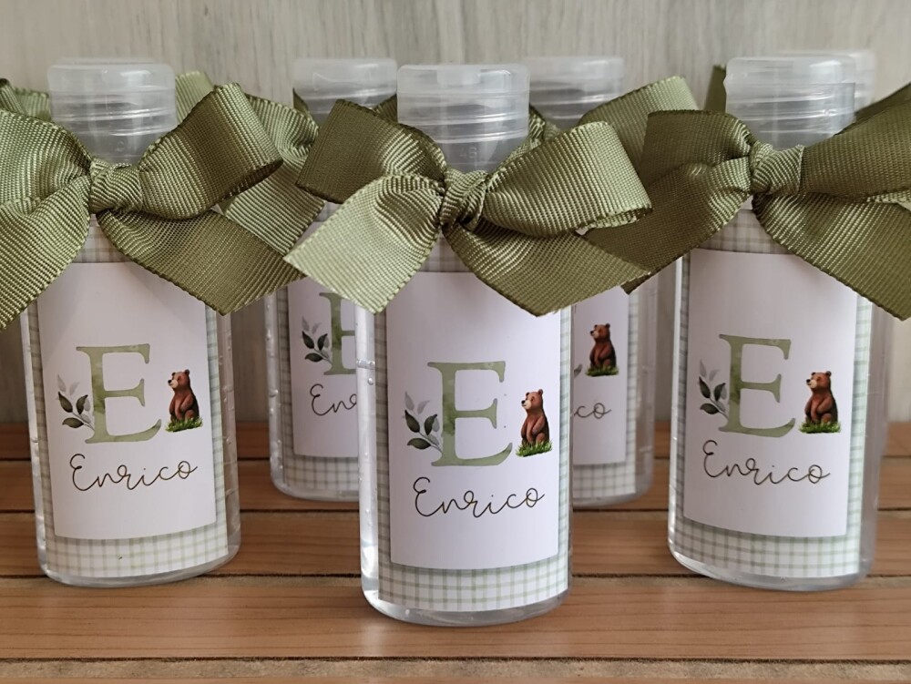 Lembrancinha álcool em gel 60 ml