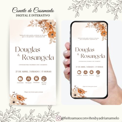 Convite de Casamento Digital Interativo