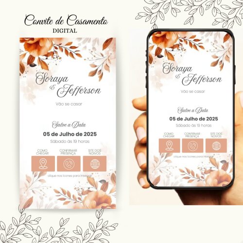 Convite de Casamento Digital Interativo