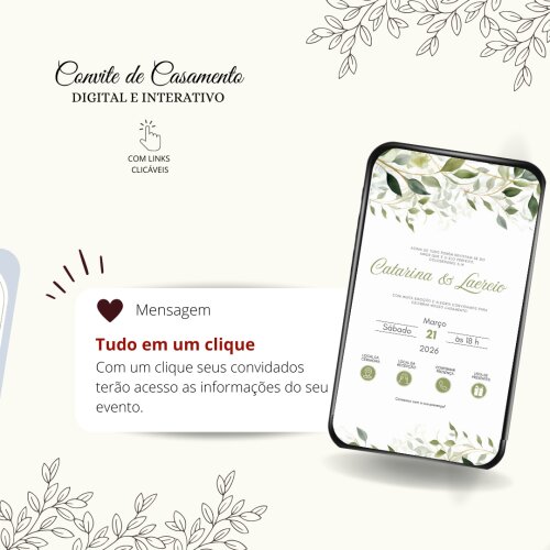 Convite de Casamento Digital Interativo