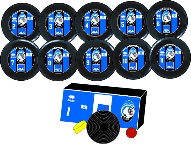 Jogo de botão Atalanta ITA personalizado