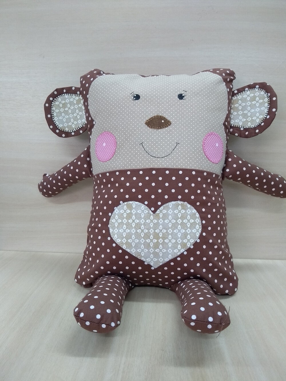 Naninha Travesseiro  Macaquinho Soninho Bebê
