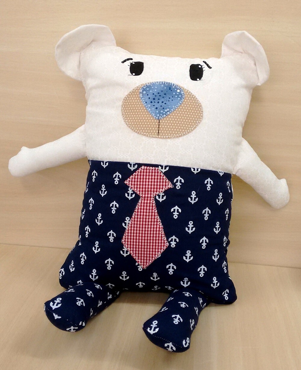 Naninha Travesseiro Urso Marinheiro Soninho Bebê