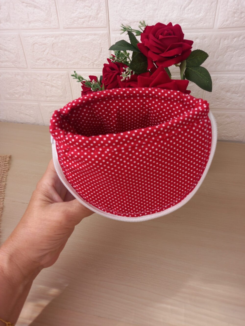 Necessaire Estojo Porta Pincel Maquiagem