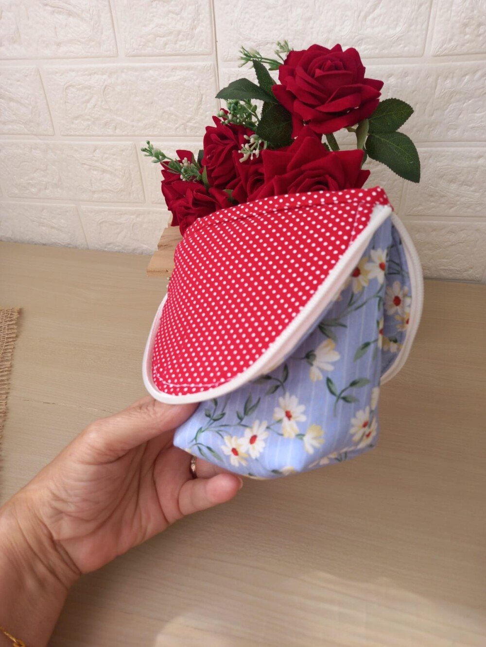 Necessaire Estojo Porta Pincel Maquiagem
