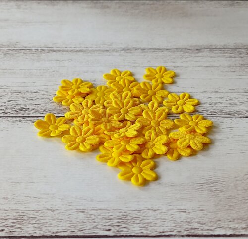 Flor 2cm Prensada Pacote 100 Unidades para Artesanato Laços Ling