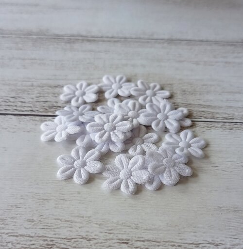 Flor 2cm Prensada Pacote 100 Unidades para Artesanato Laços Ling