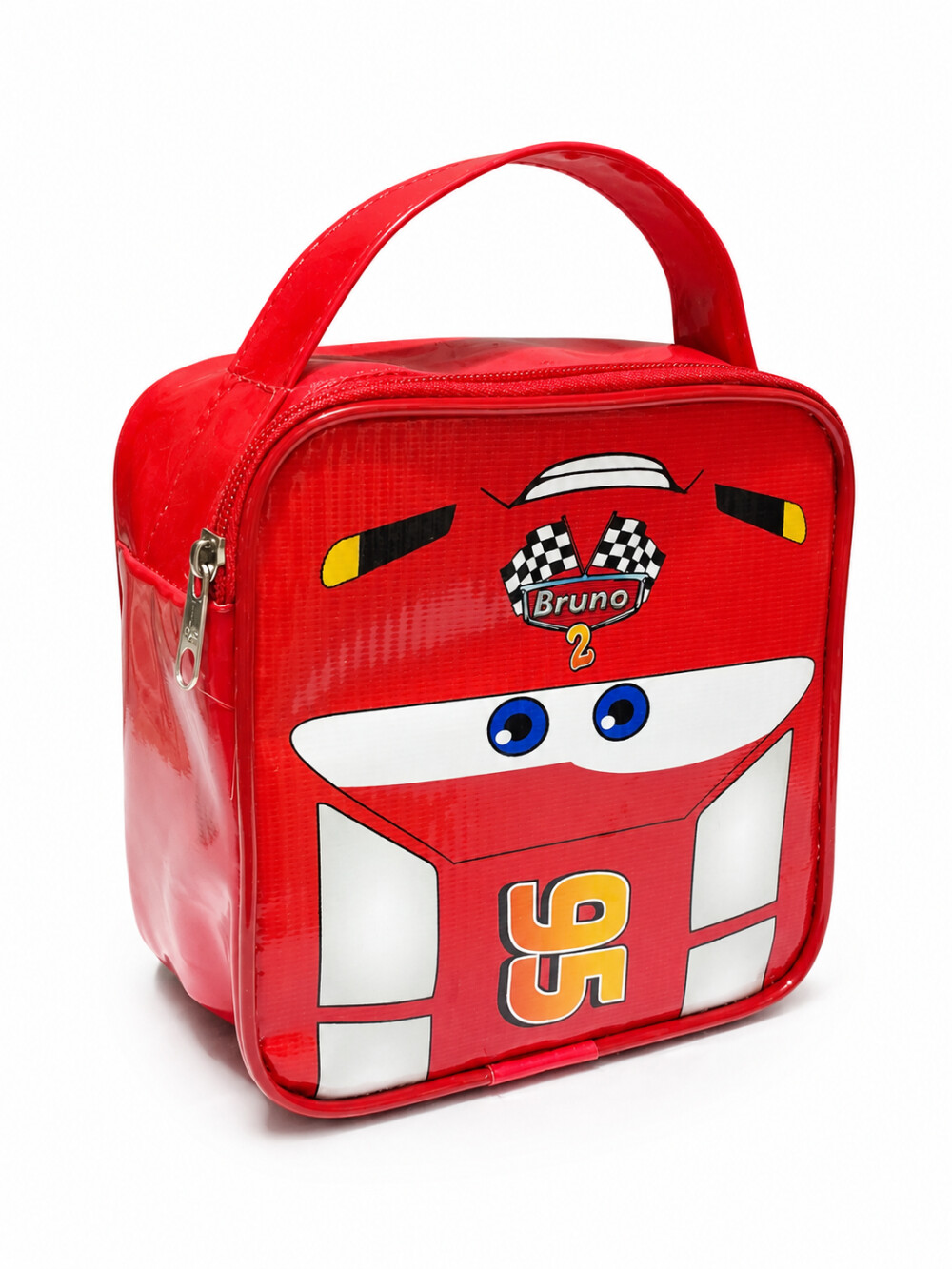 Necessaire Carros McQueen em Verniz