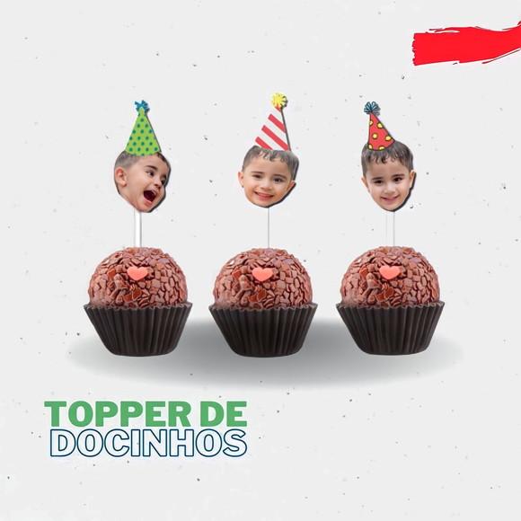 Topper de Docinho de Rostinho