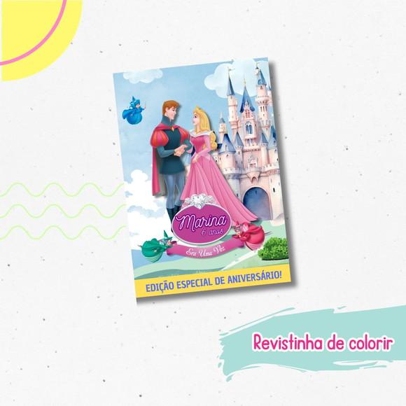 Revistinha de Colorir a Bela Adormecida