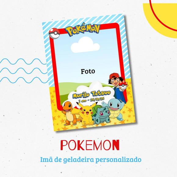 Imã de Geladeira Pokemon