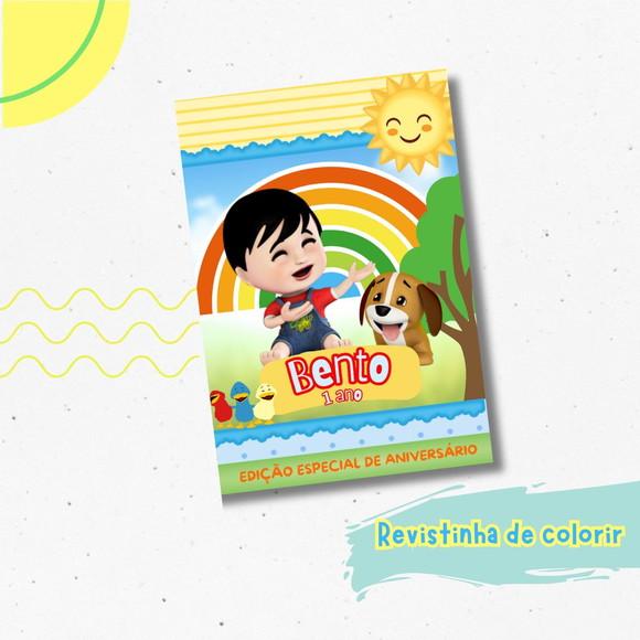 Revistinha de Colorir Bento e o Toto